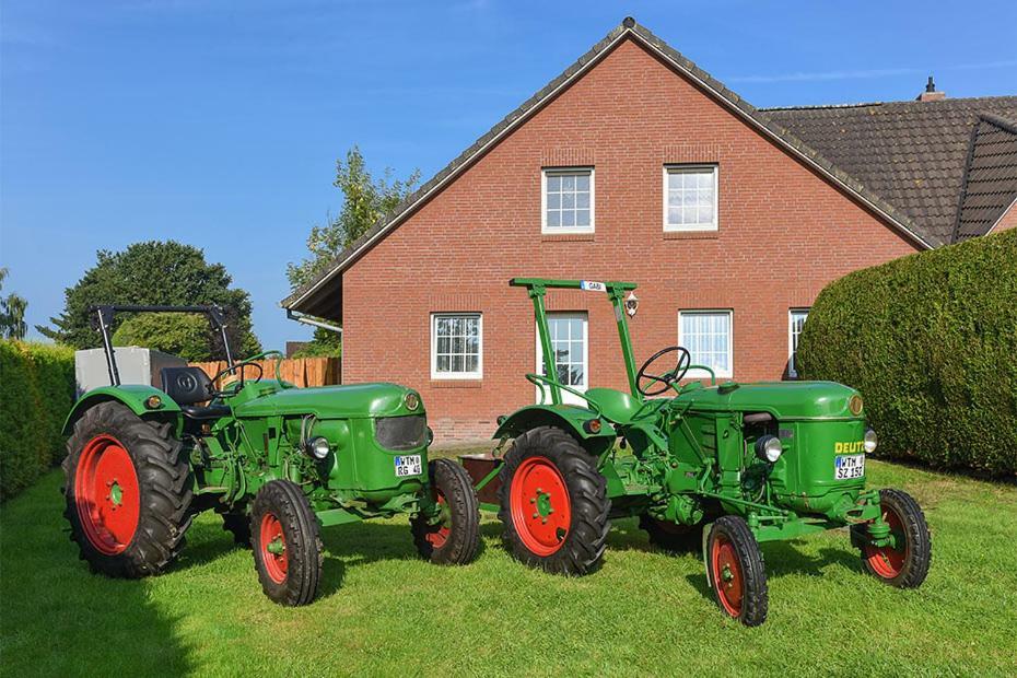 Ferienhof zur alten Linde Holtgast Exterior foto